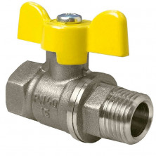 Кран шаровой для газа Valfex VF.278.NB3.100 1 дюйм с наружной и внутренней резьбой