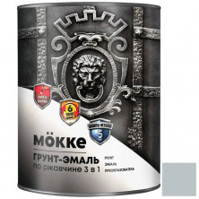 Грунт-эмаль алкидно-уретановая Mokke 10211 3 в 1 серая 5 кг