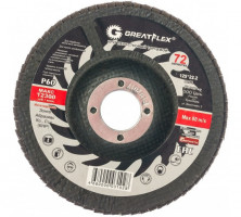 Круг лепестковый торцевой Greatflex 125х22,2 мм Р60