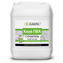 Клей ПВА Лакра Строитель универсальный 10 кг