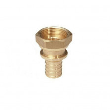 Муфта для PE-X бронза RAUTITAN RX Дн 20х1/2" с накидной гайкой Rehau 13660771001 (11395611002)