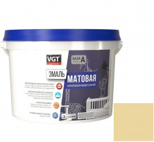 Эмаль универсальная VGT матовая Ral 1014 бежевая 10 кг