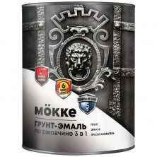 Грунт-эмаль алкидно-уретановая Mokke 10213 3 в 1 белая 5 кг
