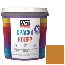Колер-краска VGT ВД-АК-1180 охристо-желтая 36 кг