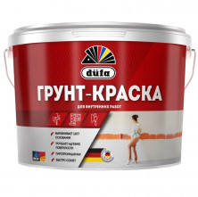 Краска грунтовочная водно-дисперсионная Dufa Грунт-краска 9 л