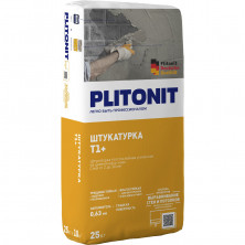 Штукатурка цементная Plitonit Т1+ 25 кг