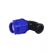 Отвод компрессионная ПЭ ВР Дн 20х3/4"х90гр Ру16 750 VALFEX 1210012320034