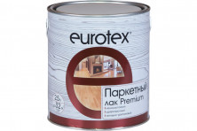 Eurotex лак паркетный премиум полуматовый 2,5 л 4 48464