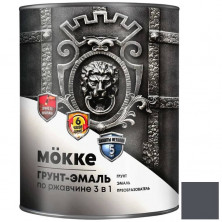 Грунт-эмаль алкидно-уретановая Mokke 13591 3 в 1 RAL 7024 графитовый серый 0,9 кг