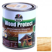 Пропитка для древесины Dufa Wood Protect бесцветная 0,75 л