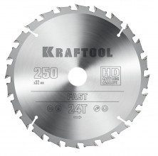 Диск пильный по дереву Kraftool Fast 36950-250-32 24Т 250х32 мм