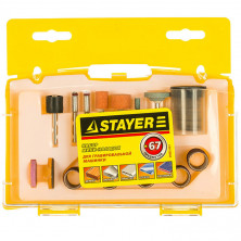 Набор мини-насадок для электрогравера Stayer Master 67 шт 29903-H67