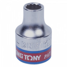 Головка торцевая дюймовая King Tony 333008S 3/8 дюйма двенадцатигранная 1/4 дюйма