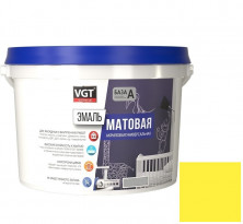 Эмаль универсальная VGT матовая Ral 1018 желтая 10 кг