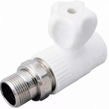 Кран шаровой для радиатора Valfex 10149025 прямой  Ду 25 3/4 дюйма с наружной резьбой