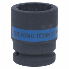 Головка торцевая ударная King Tony 653032M двенадцатигранная 3/4 дюйма 32 мм