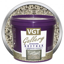 Штукатурка с эффектом камня VGT Gallery №11 опал мелкозернистая 6 кг