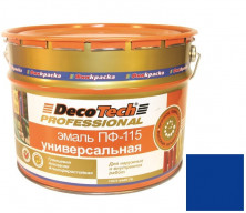 Эмаль DecoTech Professional ПФ-115 Ral 5005 синяя глянцевая 2,8 кг