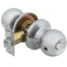Ручка защелка Palladium 609 CP BK с фиксатором хром  