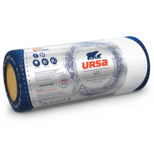 Теплоизоляция Ursa Geo M-11Ф 12500х1200х50 мм фольгированная 1 штука в упаковке  