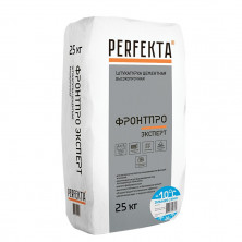Штукатурка цементная высокопрочная Perfekta Фронтпро Эксперт Зимняя серия 25 кг
