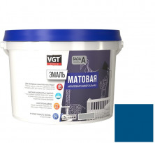 Эмаль универсальная VGT матовая Ral 5010 васильковая 1 кг