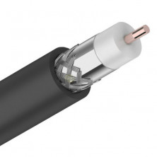Кабель коаксиальный магистральный RG-11U 75 Ом CCS/Al/Al 83% Outdoor черный бухта 305 м Rexant