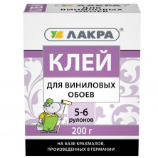 Клей для виниловых обоев Лакра 200 г