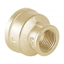 Муфта латунь переходная Ду 15х10 (1/2"х3/8") ВР/ВР VALFEX VF.240.L.012.038