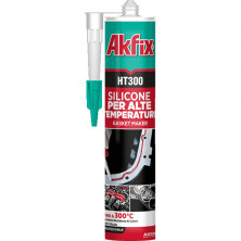 Герметик силиконовый Akfix HT300 SA075 термостойкий красный 310 мл  