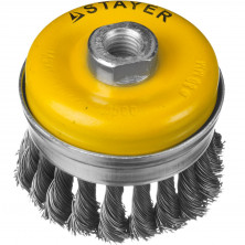 Щетка чашечная для УШМ Stayer Professional 35137-080 усиленная 80 мм М14