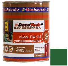 Эмаль DecoTech Professional ПФ-115 Ral 6002 зеленая глянцевая 0,9 кг