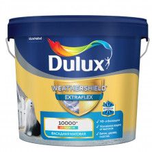 Краска фасадная Dulux Weathershield Extraflex матовая база BC 4,5 л