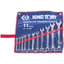Набор комбинированных ключей King Tony 1211MR 8-24 мм 11 предметов