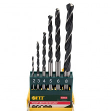 Сверло по металлу Fit 33853 черненое 6 шт