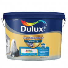 Краска фасадная Dulux Weathershield Extraflex матовая база BC 9 л