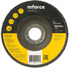 Круг лепестковый Inforce 11-01-040 P80 125x22,2 мм