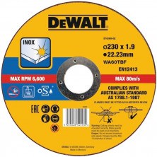 Круг отрезной по металлу Dewalt DT43909-QZ 230х22,2х1,9 мм