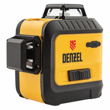Лазерный уровень Denzel LX 360-3 Red мультипризменный 35077