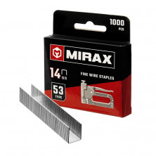 Скобы для степлера Mirax 3153-14 тип 53 14 мм 1000 штук