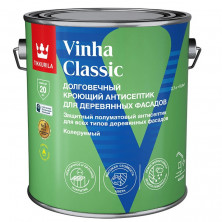 Антисептик кроющий Tikkurila Vinha Classic База VVA полуматовый 2,7 л