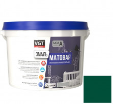 Эмаль универсальная VGT матовая Ral 6005 зеленая 2,5 кг