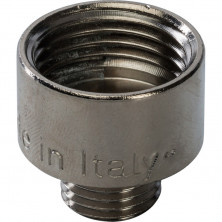 Переходник Stout SFT-0008-001214 1/2х1/4 дюйма никелированный с внутренней и наружной резьбой