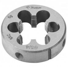 Плашка ручная круглая Зубр 4-28032-1/2 G 1/2 дюйма