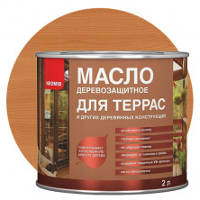 Масло деревозащитное Neomid для террас тик 2 л