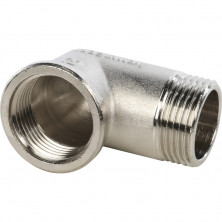 Угольник Stout SFT-0012-000001 1 дюйм никелированный с внутренней и наружной резьбой