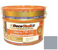 Эмаль DecoTech Professional ПФ-115 Ral 7040 серая глянцевая 10 кг