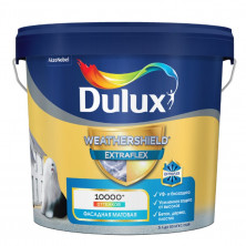 Краска фасадная Dulux Weathershield Extraflex матовая база BW 5 л