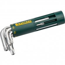 Набор имбусовых ключей Kraftool 27433-1_z01 короткие TORX Hole T10-T50 мм 8 шт.