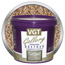 Штукатурка с эффектом камня VGT Gallery №15 коралл среднезернистая 6 кг